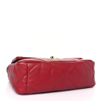 Chanel Goatskin Quilted Chanel 19 Flap Red 4 of 9