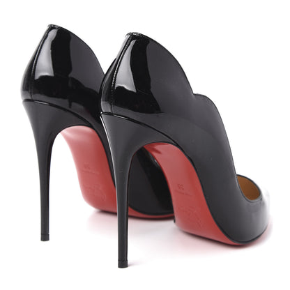 Christian Louboutin Patent Hot Chick 100 Pumps 39 Black 4 of 8