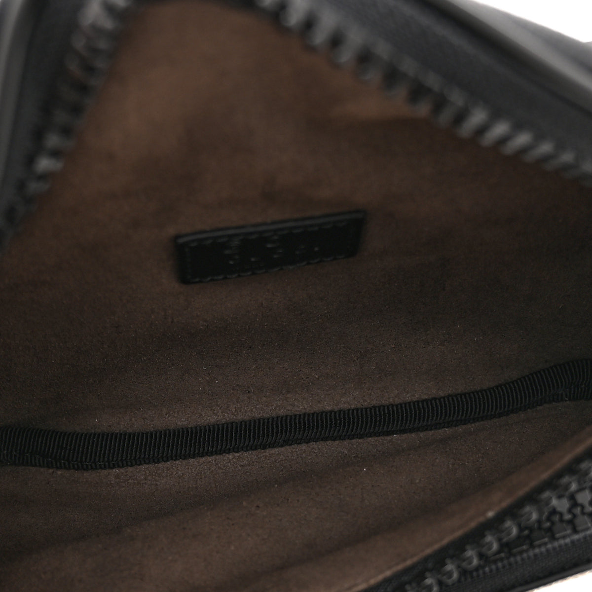 Gucci GG Supreme Monogram Belt Bag Black 5 of 10