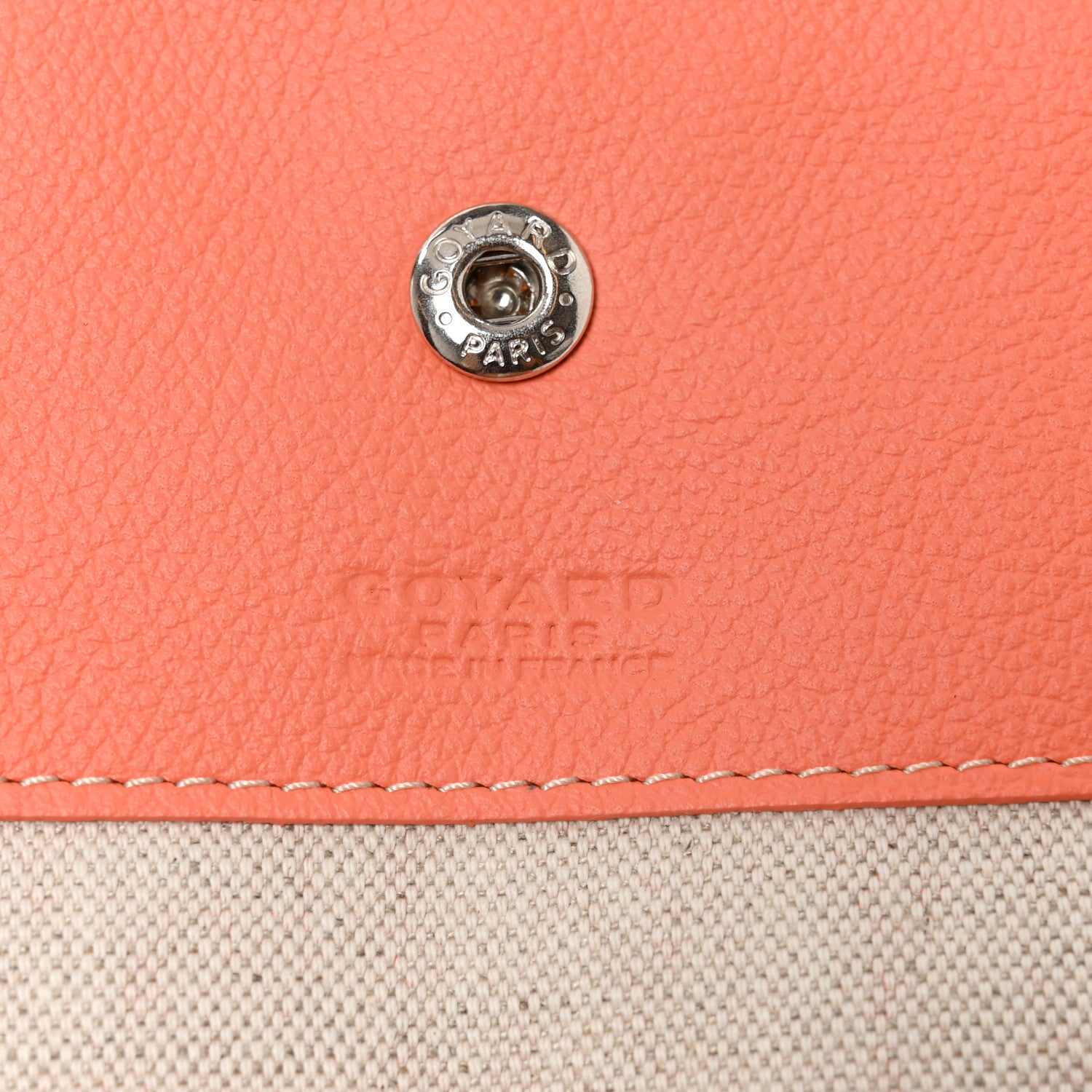 Goyard Goyardine Net Aligre Tote Coral 6 of 9