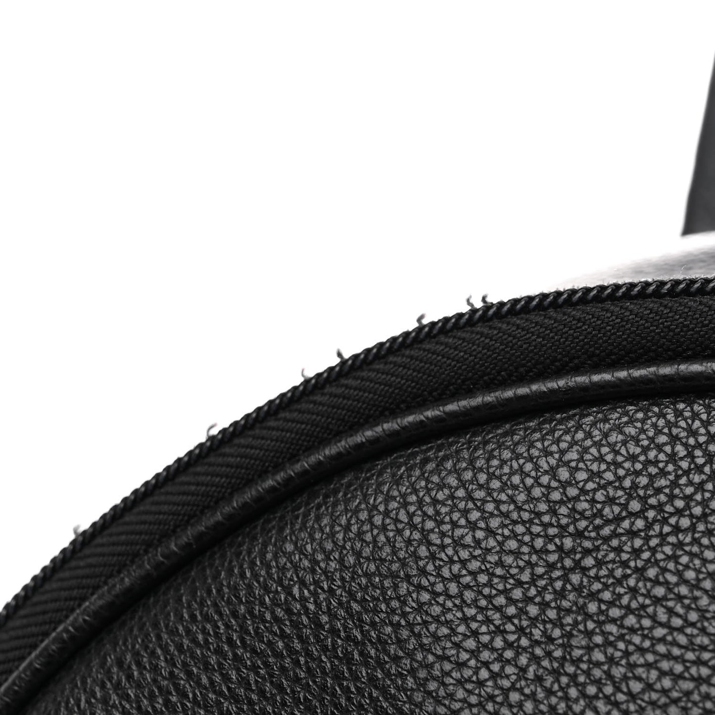 Calfskin Logo Day Backpack Black