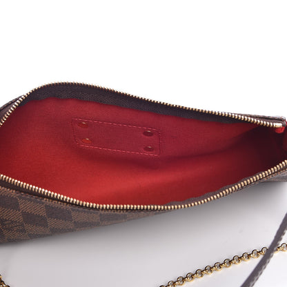 Louis Vuitton Damier Ebene Eva Clutch 5 of 8