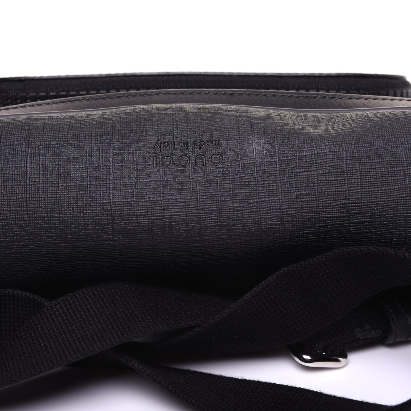 GG Supreme Monogram Belt Bag Black