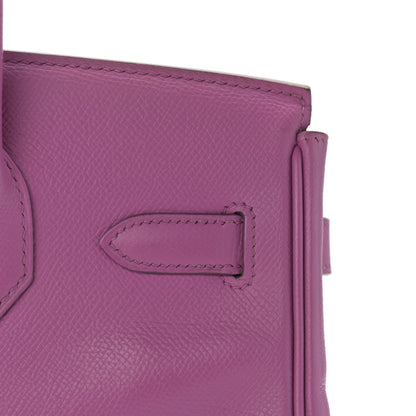 Hermes Epsom Birkin 30 Cyclamen 10 of 39