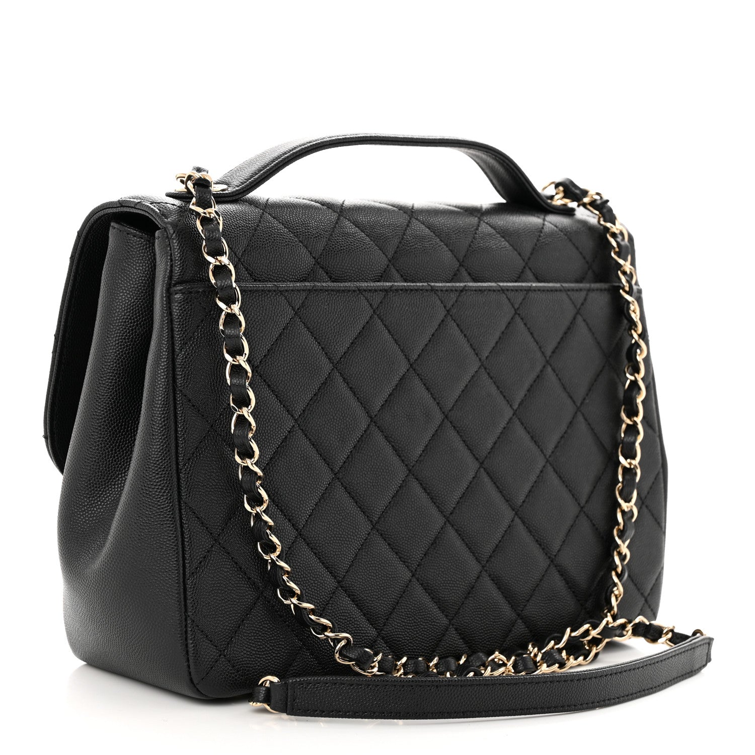 Chanel Caviar Quilted Large Business Affinity Flap Black 3 of 10