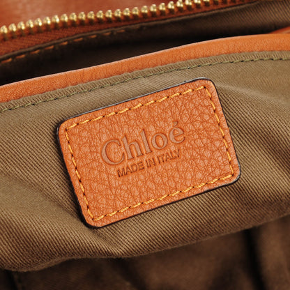 Chloe Calfskin Large Marcie Satchel Tan 6 of 8