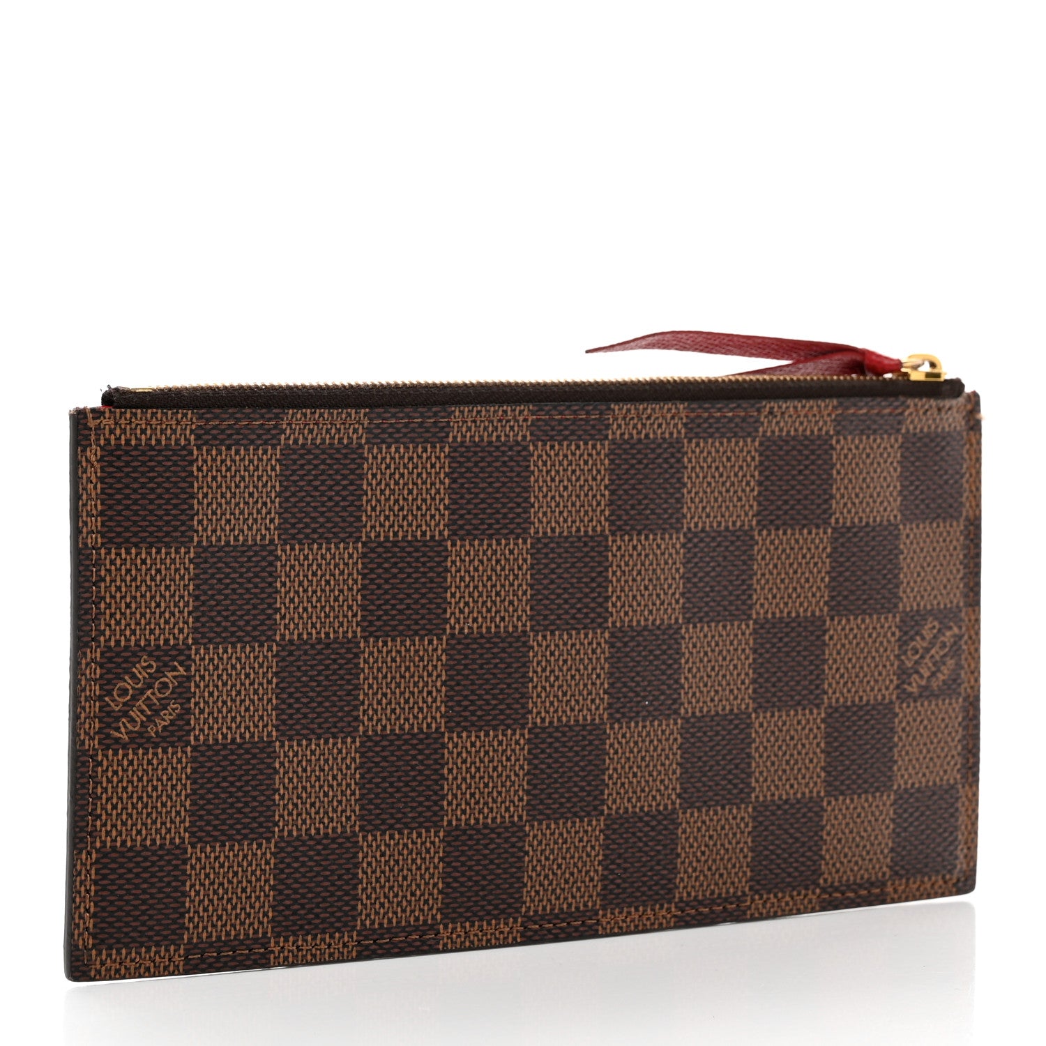 Louis Vuitton Damier Ebene Felicie Chain Wallet Zippered Insert 3 of 7