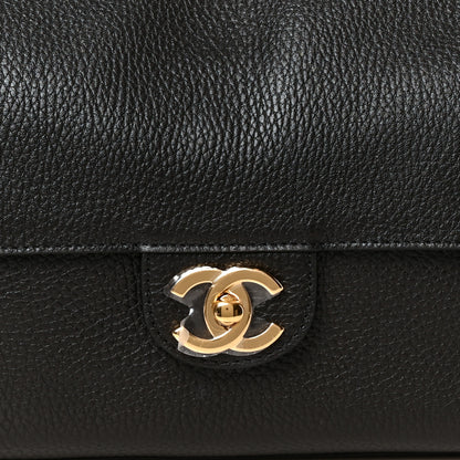 Chanel Grained Calfskin Small Souplissimo Maxi Flap Black 16 of 21