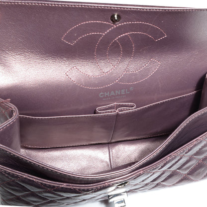 Chanel Calfskin 2.55 Reissue 226 Flap Metallic Rose Fonce 6 of 7