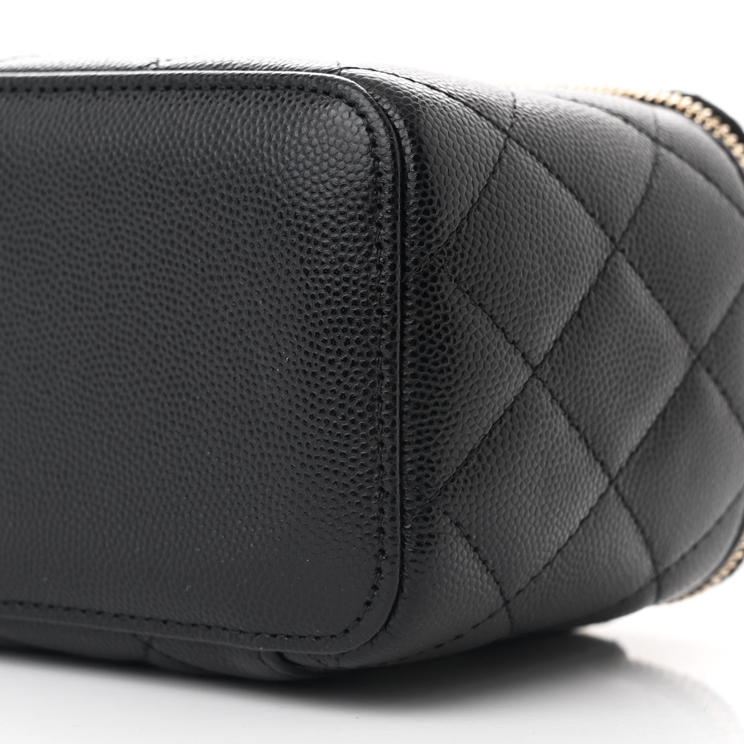 Chanel Caviar Quilted Small Vanity Case With Chain Black 10 of 11