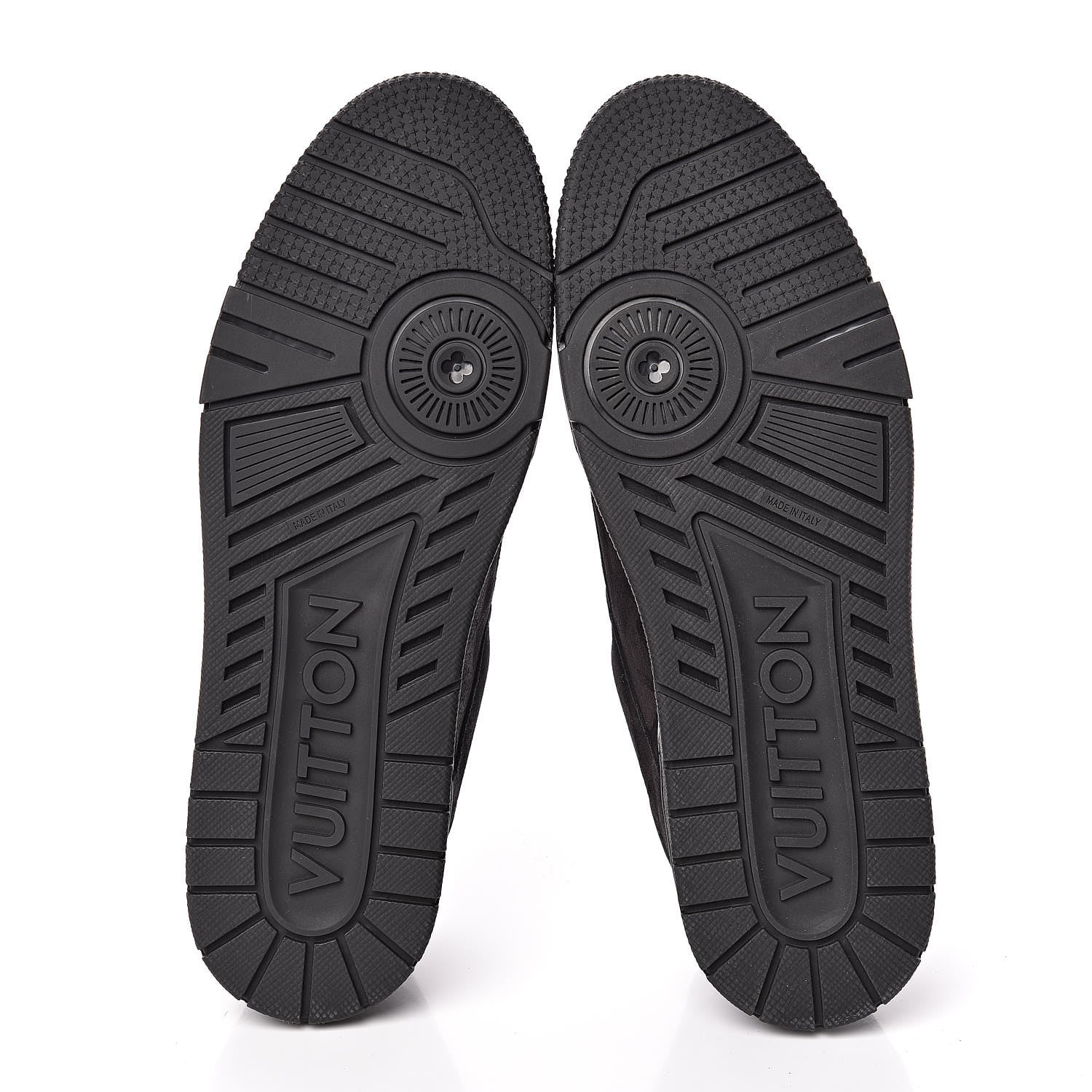 Louis Vuitton Suede Uniform Sneakers 10.5 Black 5 of 7