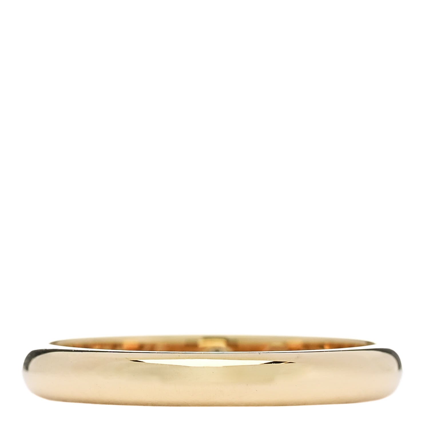 Cartier 18K Yellow Gold Diamond 2.6mm 1895 Wedding Band Ring 49 5 3 of 5