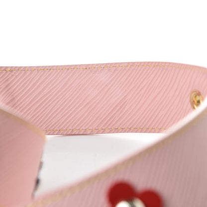 Louis Vuitton Epi Mechanical Flowers Bandouliere Shoulder Strap Rose Ballerine 6 of 8