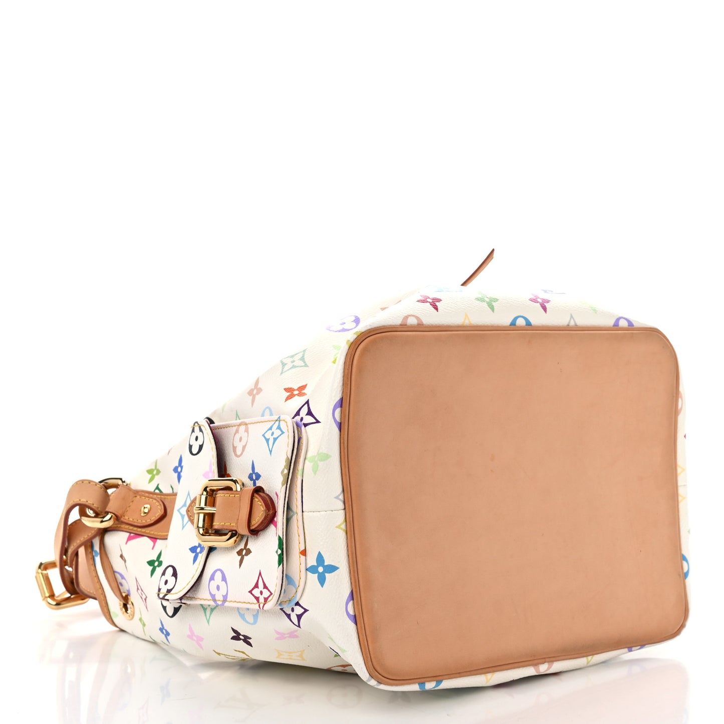 Monogram Multicolor Petit Noe White