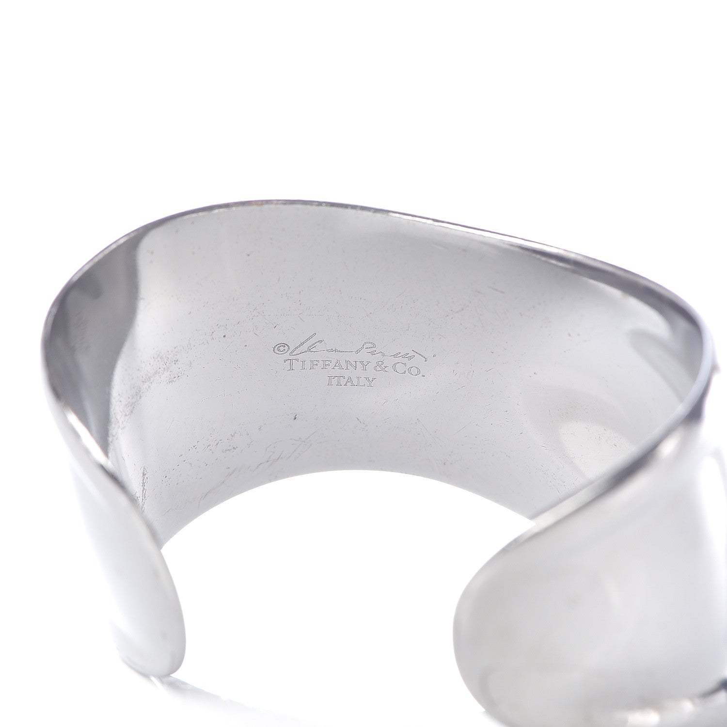 Tiffany Ruthenium Small Elsa Peretti Right Wrist Bone Cuff Bracelet 4 of 4