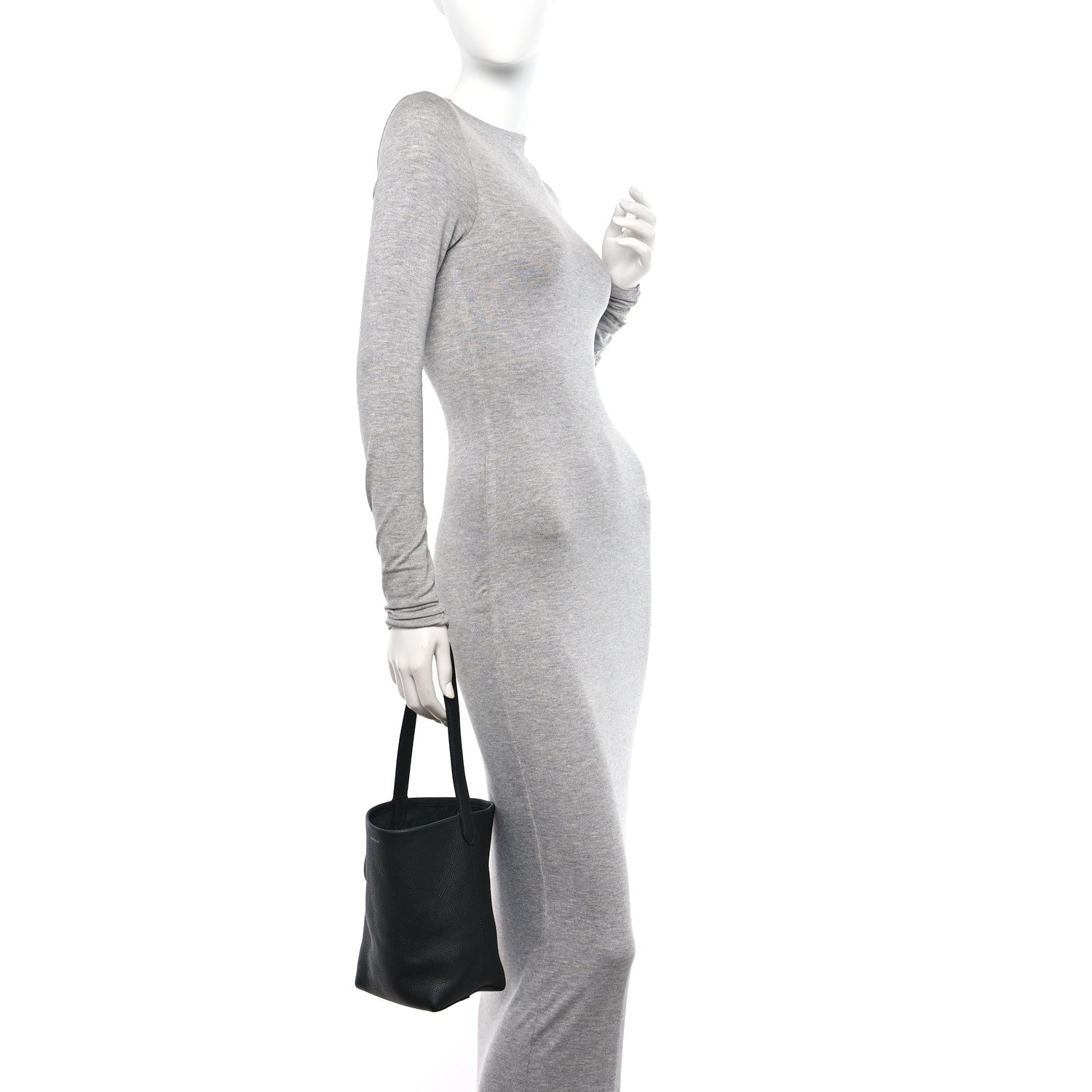 The Row Grained Calfskin Small N/S Park Tote Black 2 of 9