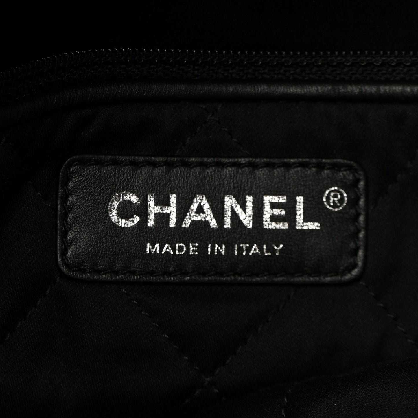 Shiny Calfskin Quilted Chanel 22 Backpack So Black