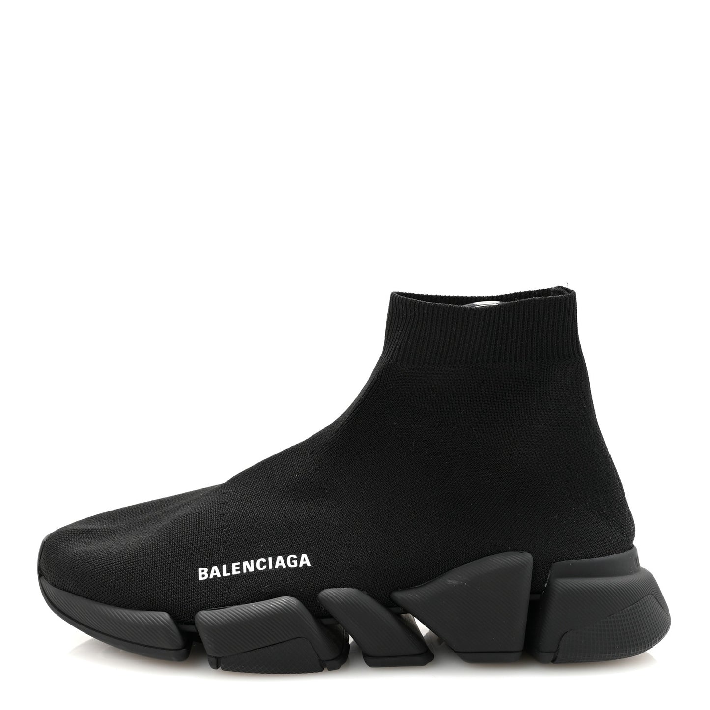 Neoprene Knit Mens Speed Sneakers 41 Black White