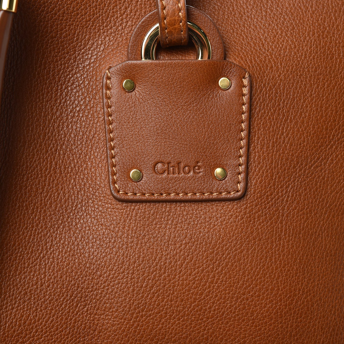 Smooth Calfskin Medium Vick Tote Caramel