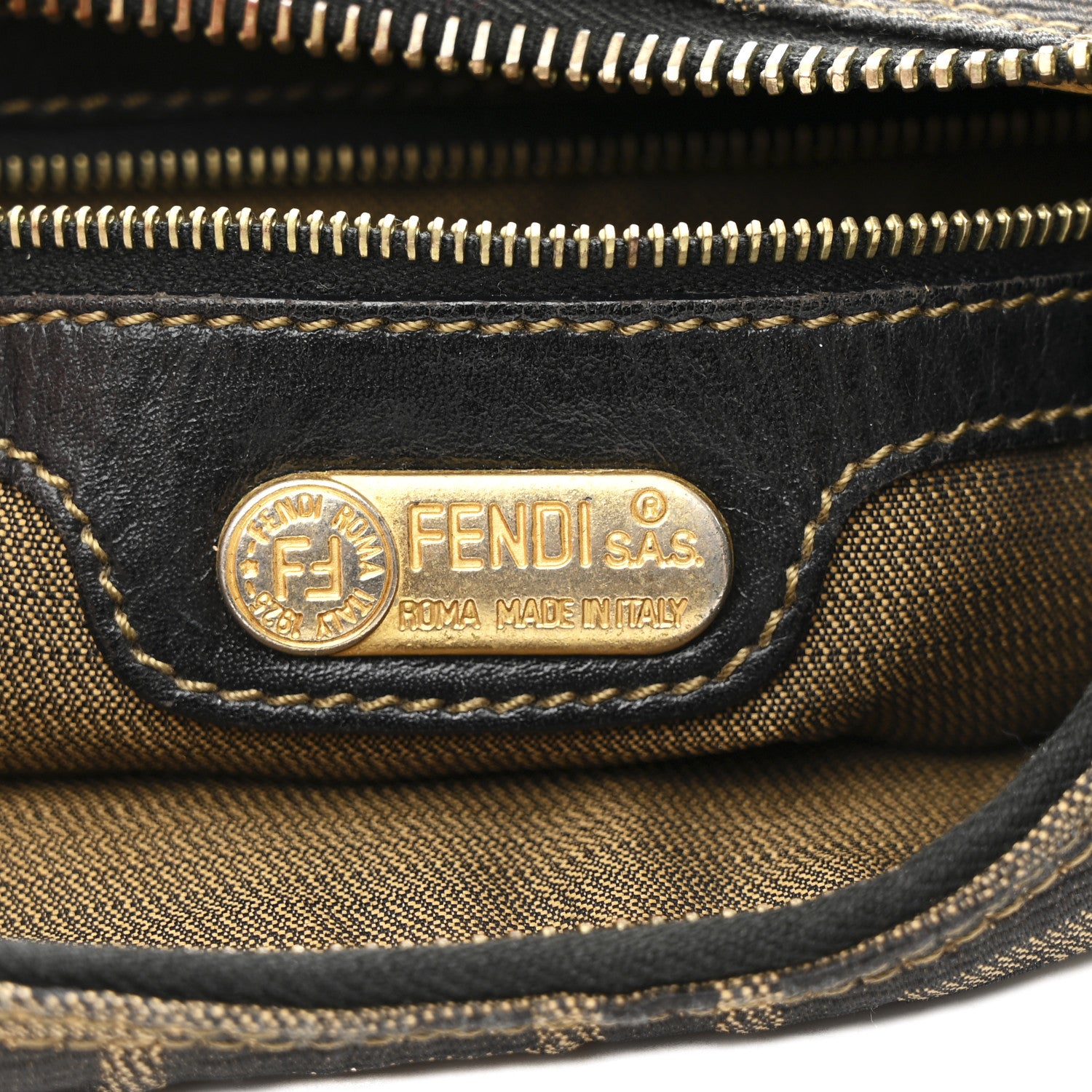 Fendi Zucca Shoulder Bag Tobacco 6 of 11