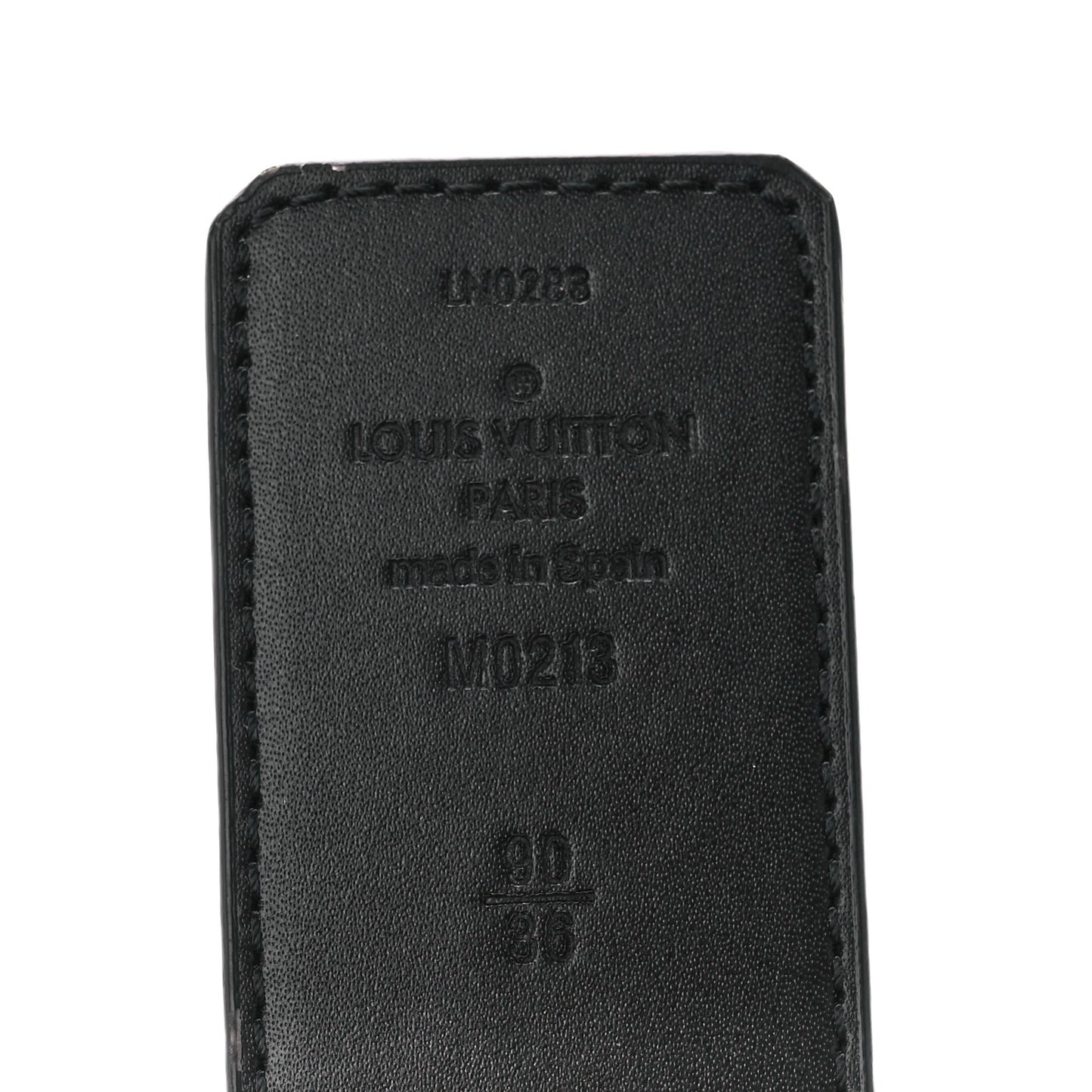 Damier Graphite 40mm LV Initiales Belt 90/36