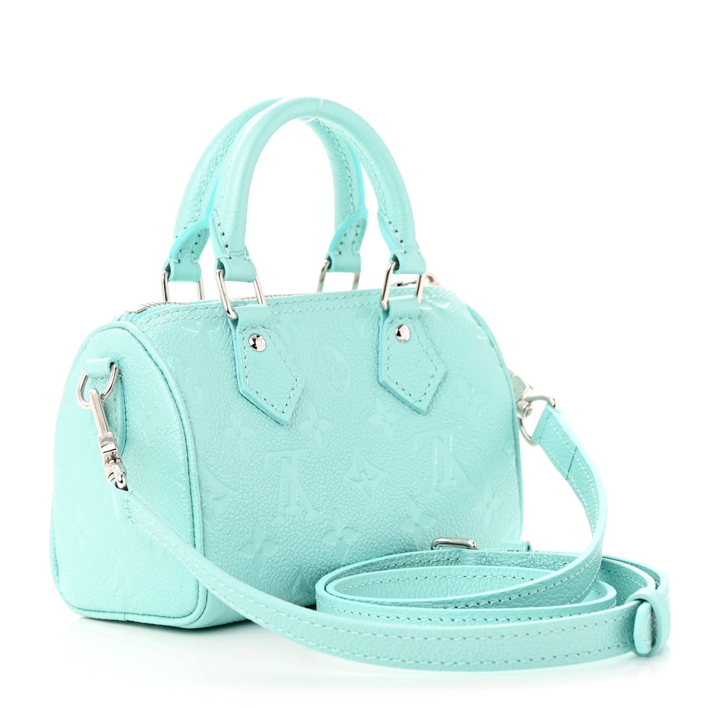 Empreinte Monogram Nano Speedy Pearly Lagoon Turquoise