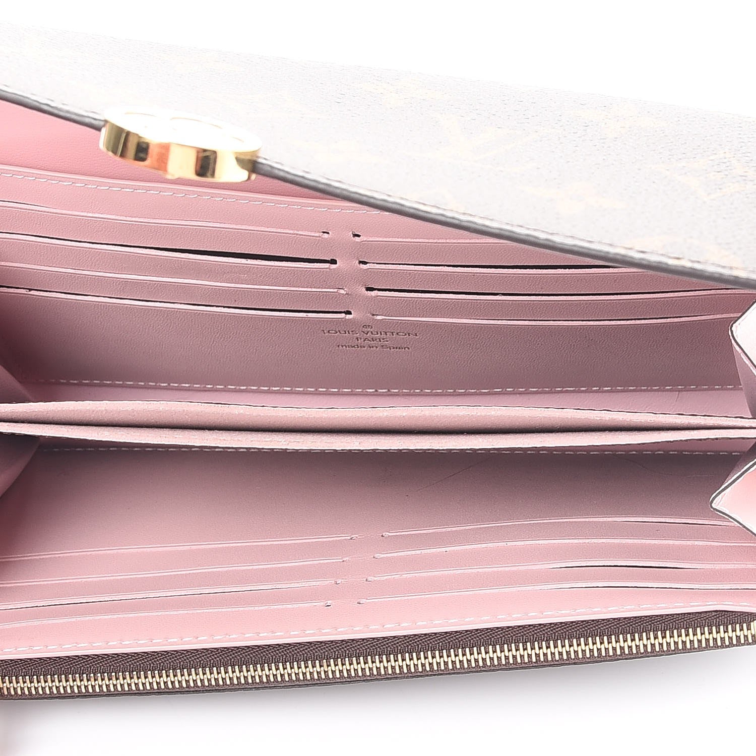Louis Vuitton Monogram Flore Wallet Rose Ballerine 5 of 10