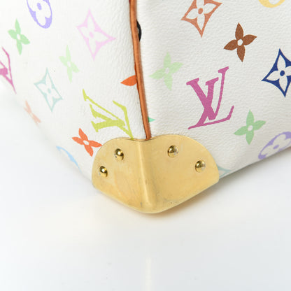 Louis Vuitton Monogram Multicolor Speedy 30 White 9 of 16