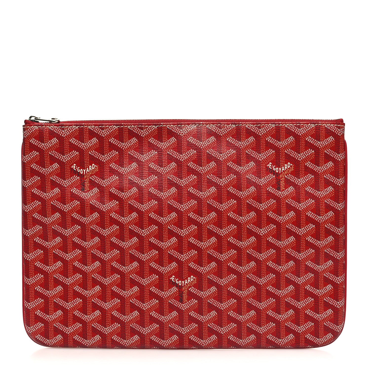 Goyard Goyardine Senat Pochette MM Red 1 of 10