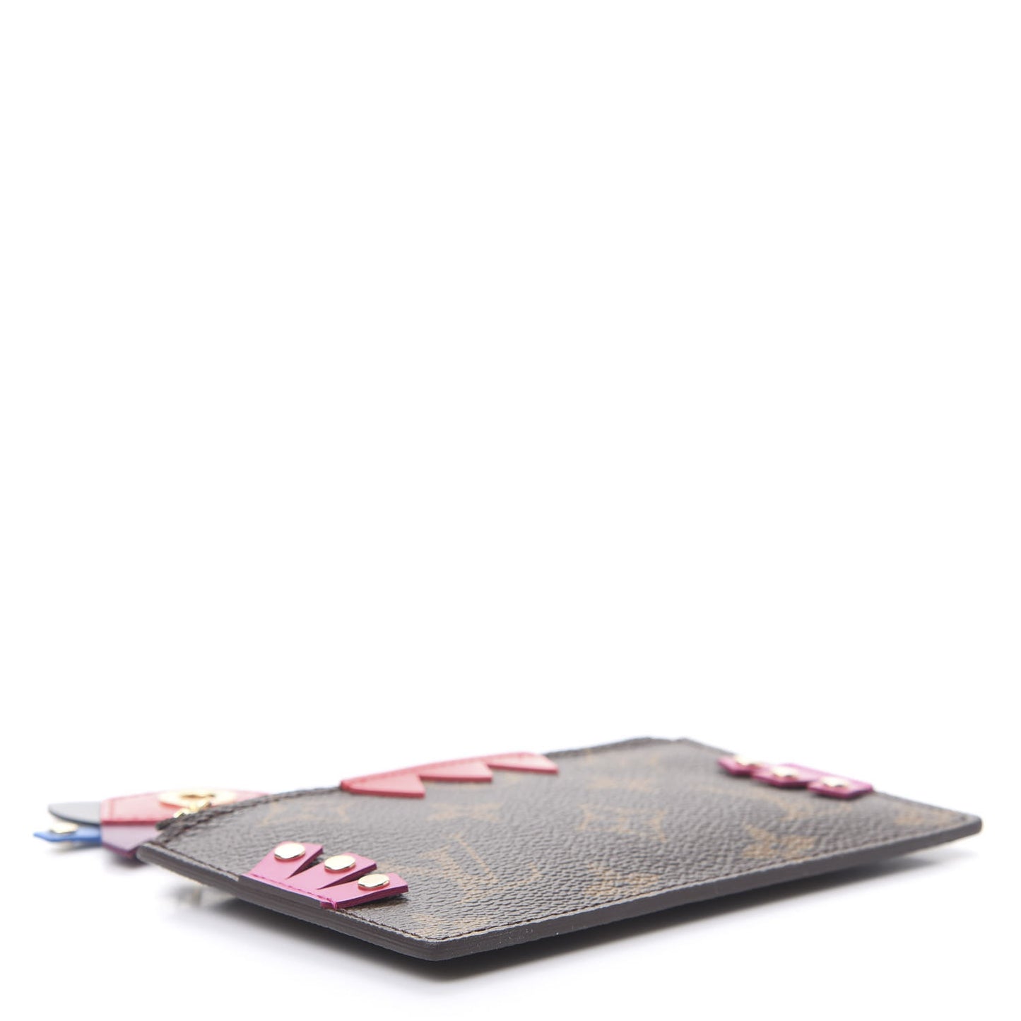 Monogram Totem Key Pouch Flamingo