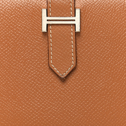 Hermes Epsom Bearn Compact Wallet Gold 9 of 11