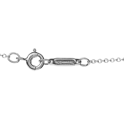 Tiffany Platinum Diamond Small Cross Pendant Necklace 5 of 6