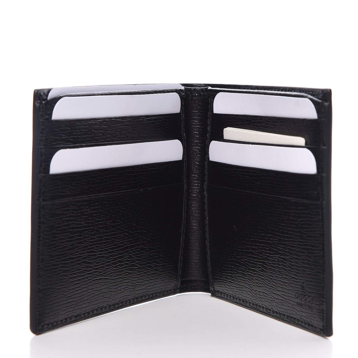 Shangai Calfskin Kingsnake Bi-Fold Wallet Black