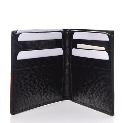 Gucci Shangai Calfskin Kingsnake Bi-Fold Wallet Black 5 of 8
