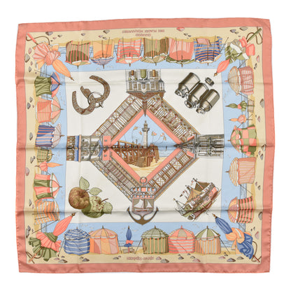 Hermes Silk Charmes Des Plages Normandes Scarf 90 1 of 6
