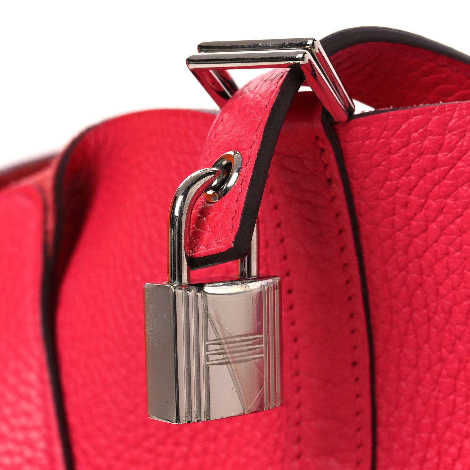 Hermes Taurillon Clemence Picotin Lock 22 MM Rose Extreme 11 of 12