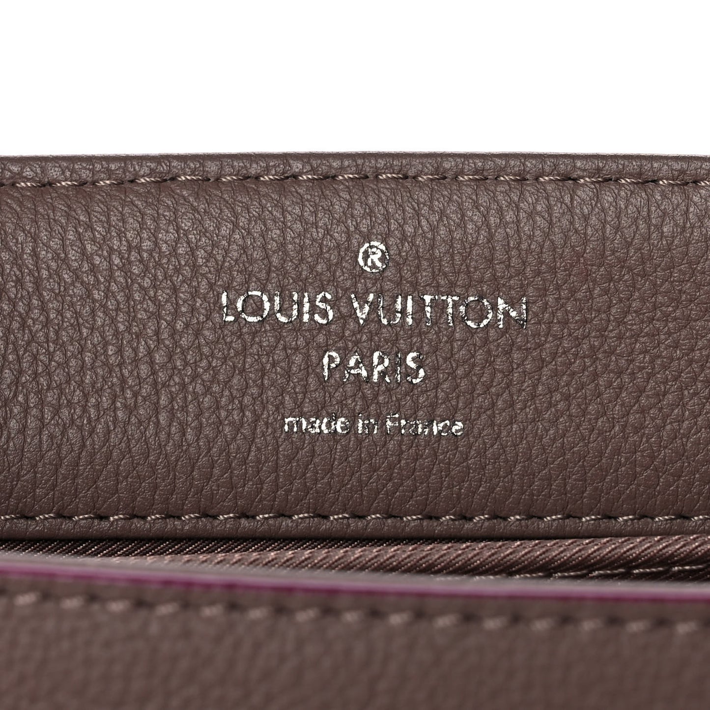 Soft Calfskin Lockme II Top Handle Taupe Glace