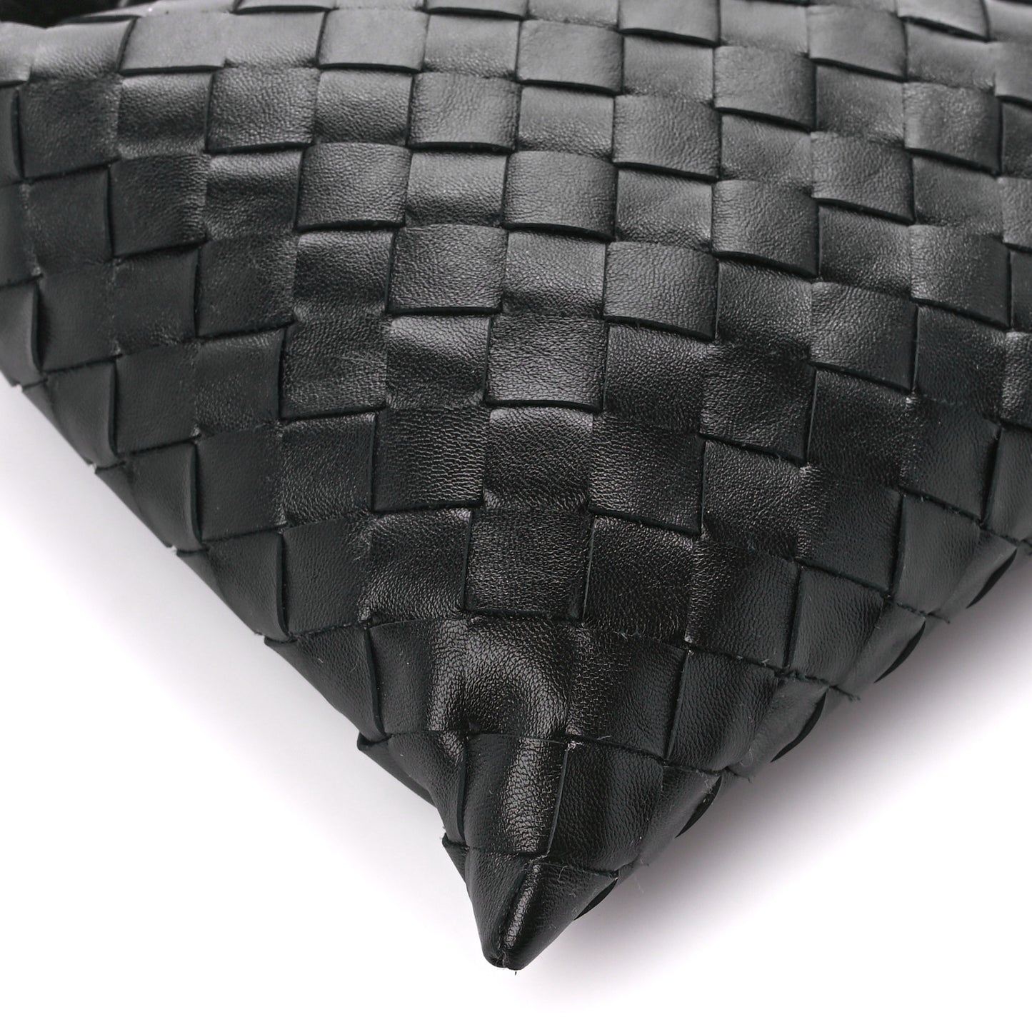 Calfskin Intrecciato Mini Hop Black