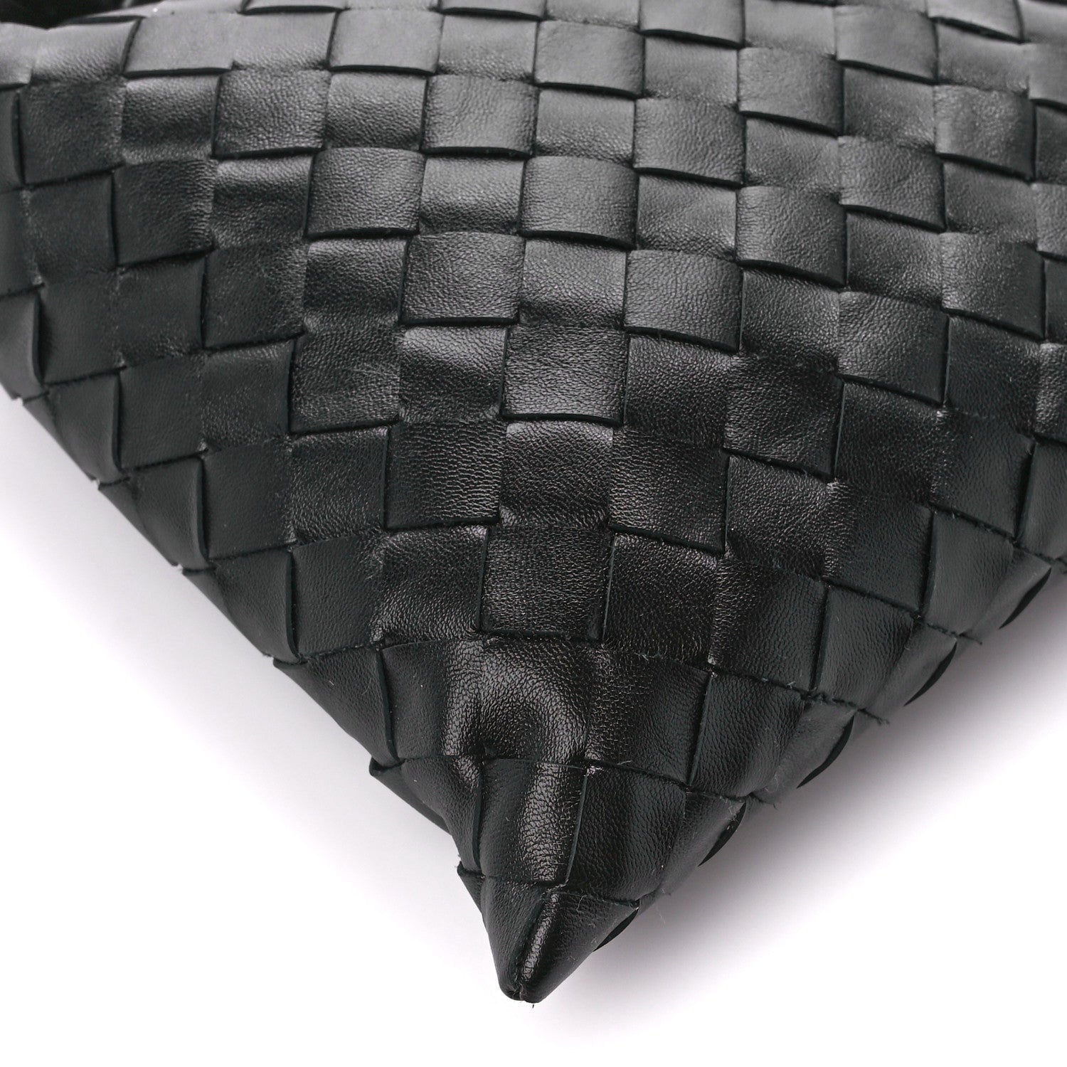 Bottega Veneta Calfskin Intrecciato Mini Hop Black 9 of 10