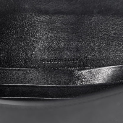 Saint Laurent Calfskin Monogram Tri Pocket Crossbody Bag Black 8 of 13