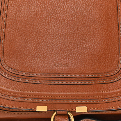 Chloe Calfskin Medium Marcie Satchel Tan 8 of 16