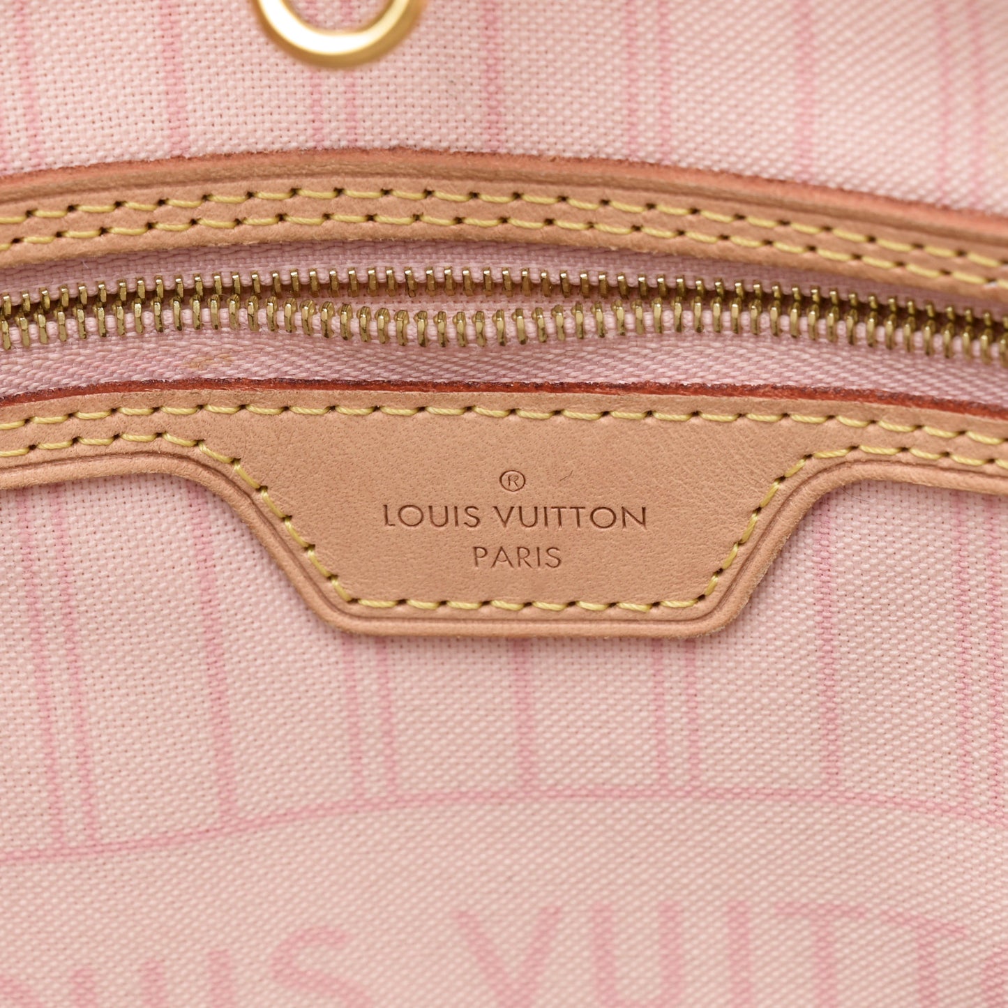 Damier Azur Neo Neverfull MM Rose Ballerine