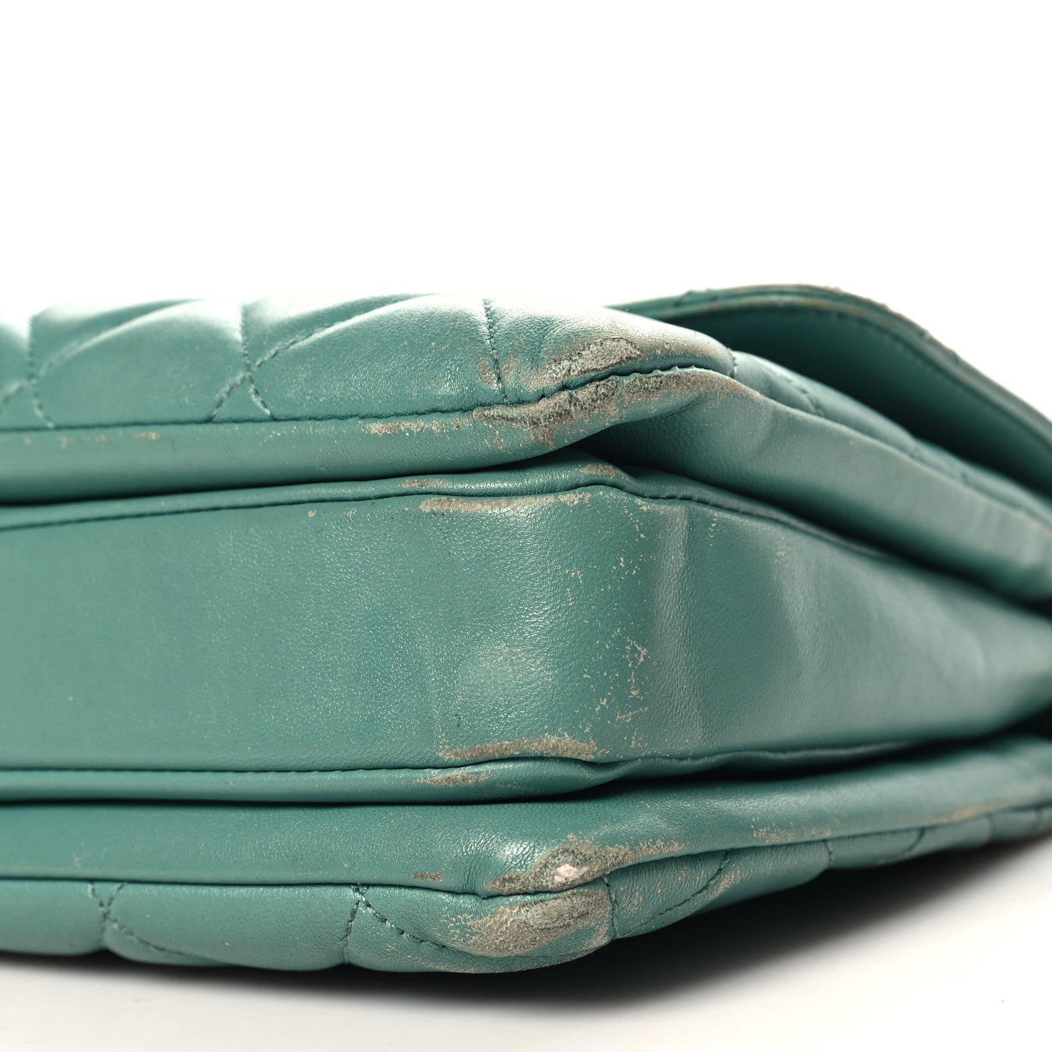 Chanel Lambskin Quilted Small Trendy CC Flap Dual Handle Bag Green 11 of 14
