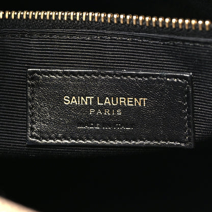 Saint Laurent Grained Calfskin Small Sac De Jour Taupe 5 of 11