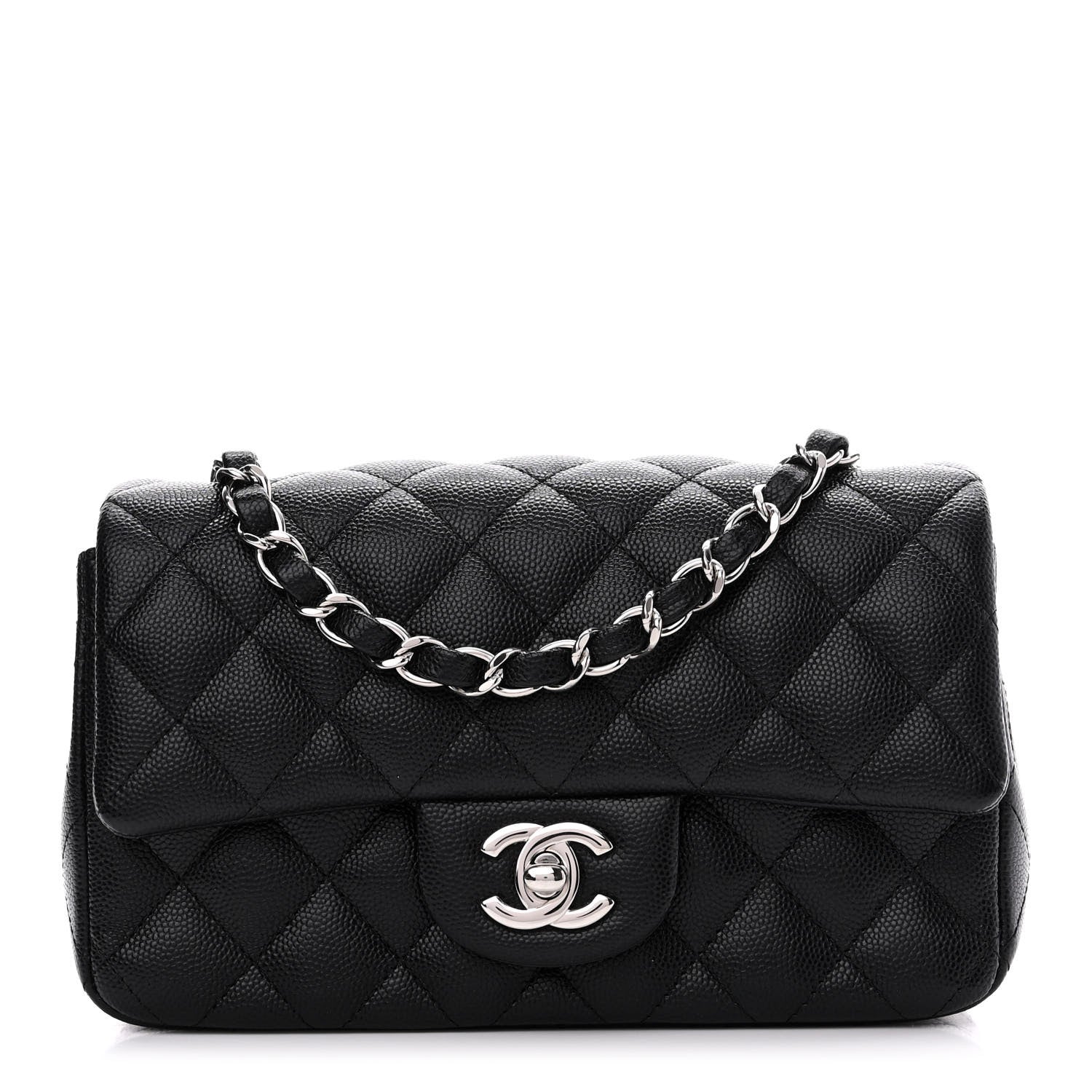 Chanel Caviar Quilted Mini Rectangular Flap Black 1 of 11