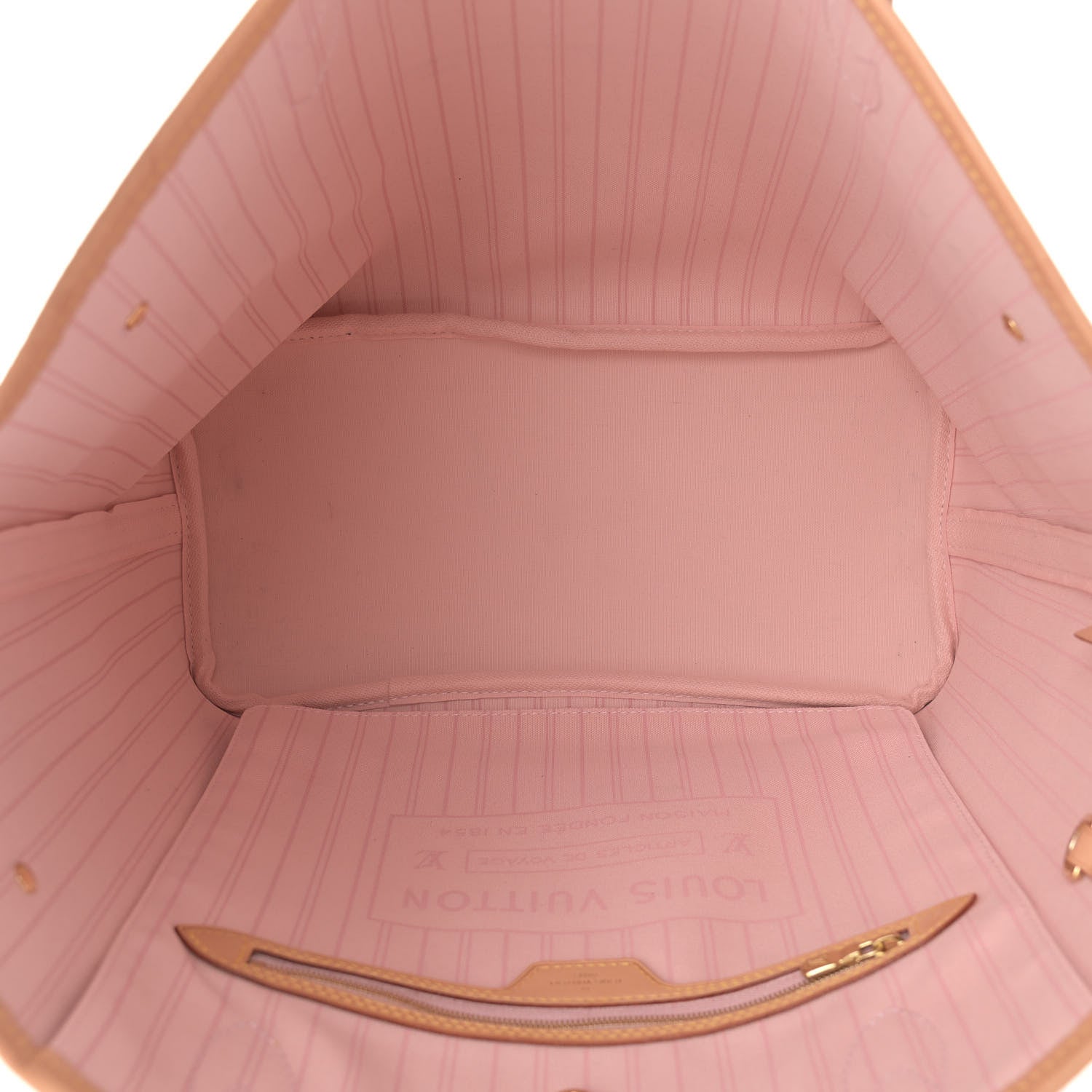 Louis Vuitton Damier Azur Neo Neverfull MM Rose Ballerine 6 of 12