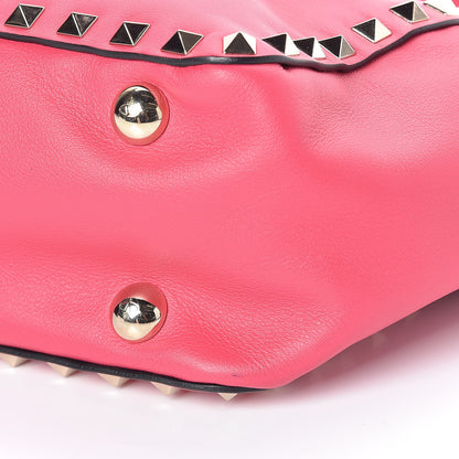 Valentino Garavani Vitello Mini Rockstud Tote Deep Rose 8 of 8