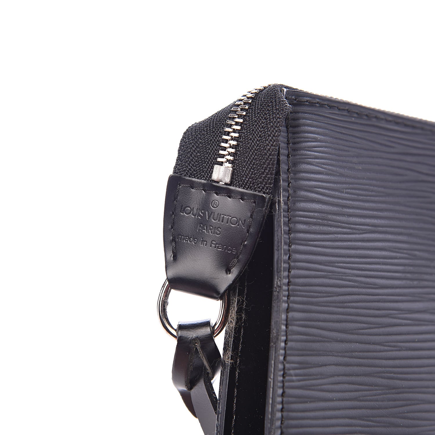 Louis Vuitton Epi Pochette Accessories 24 Black 6 of 11