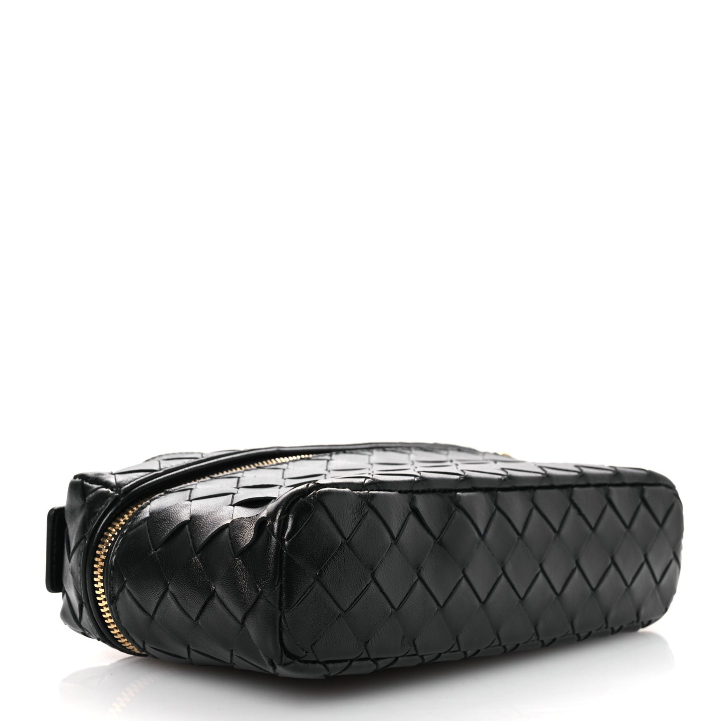 Calfskin Intrecciato Bang Bang Vanity Case Black