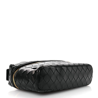 Bottega Veneta Calfskin Intrecciato Bang Bang Vanity Case Black 4 of 13